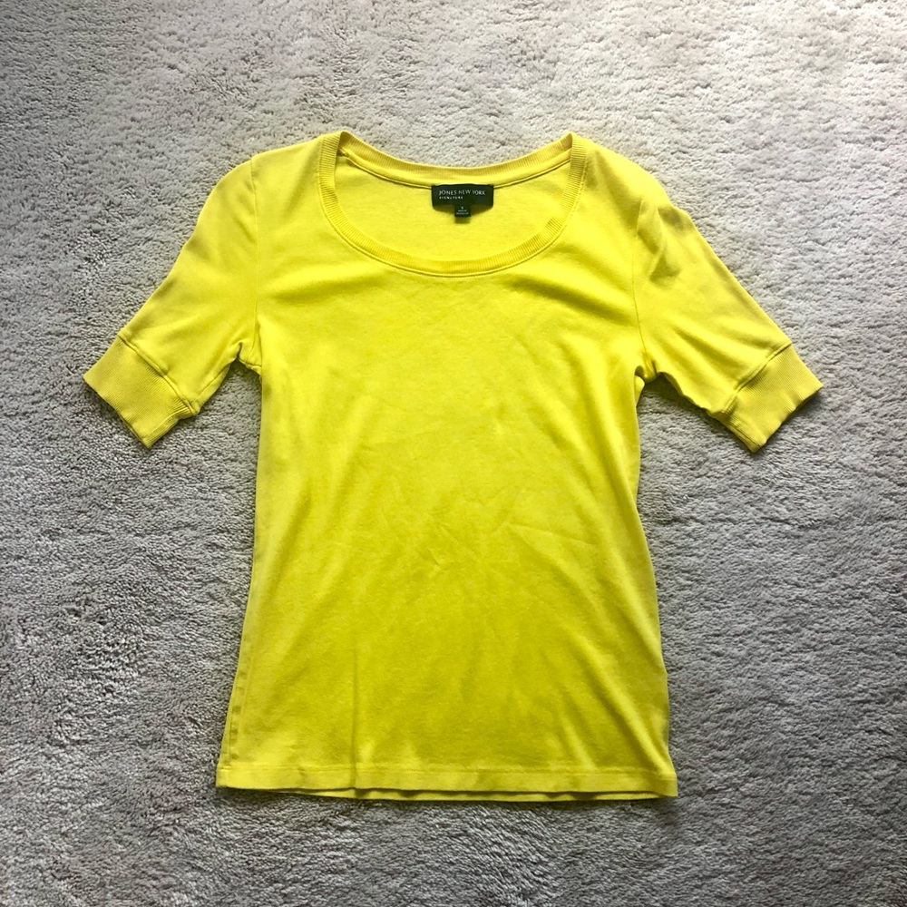 NWOT yellow top